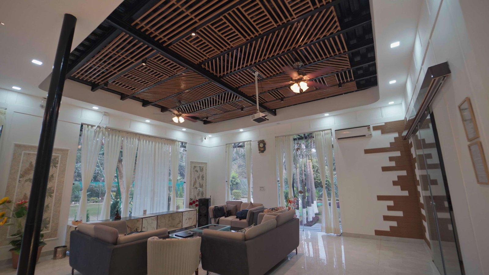 4 BHK Farmhouse with a Big Lawn, Pool & Games in Noida Sector 135-FVB 128 - Image 2